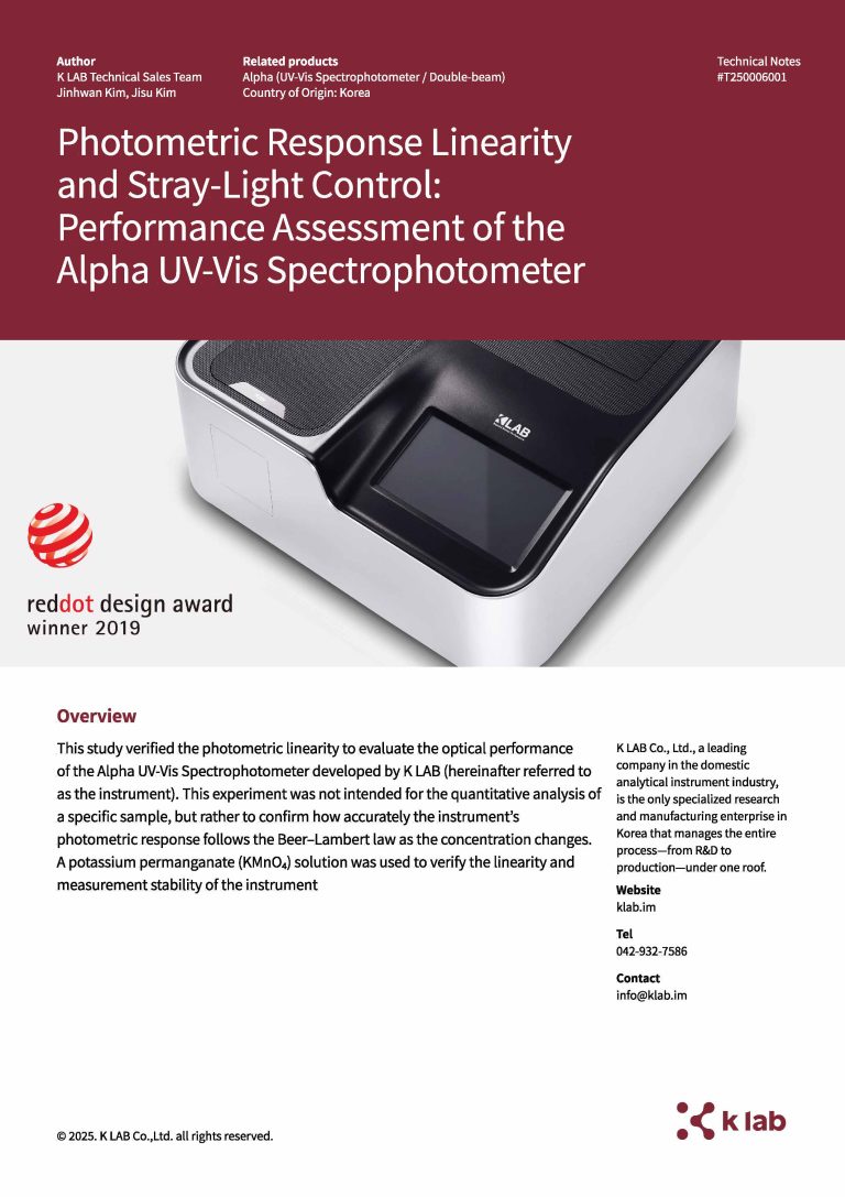 Alpha_Photometric Response Linearity and StrayLight Control Performance Assessment