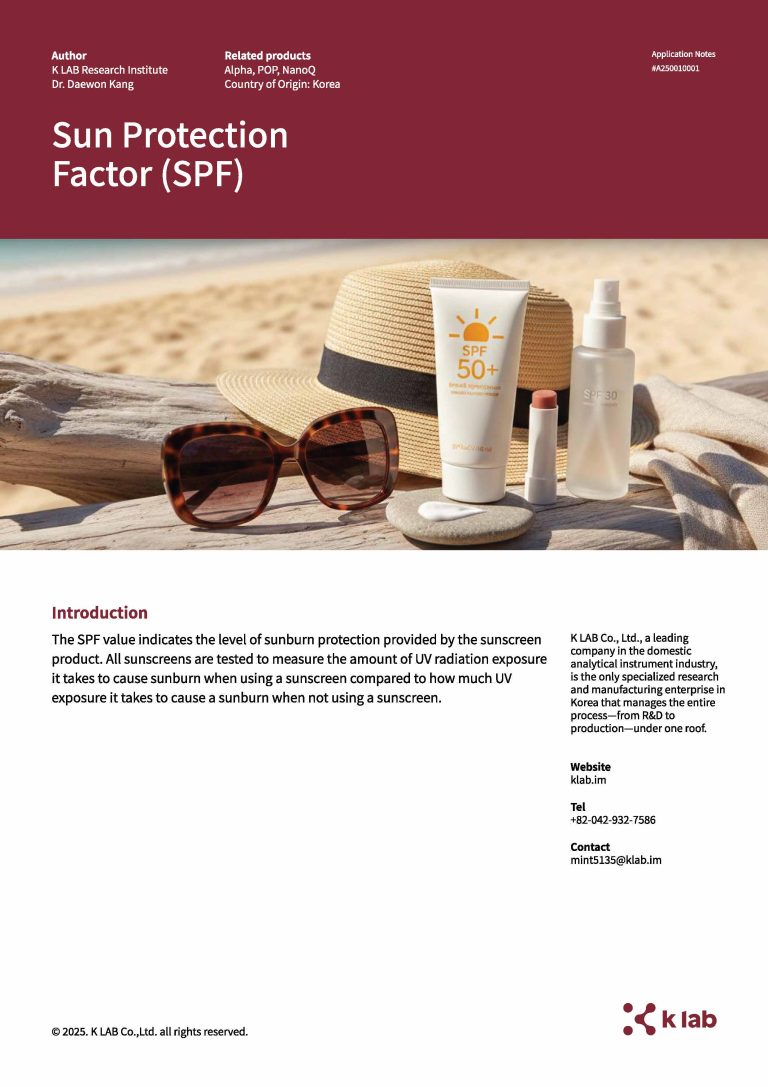 Alpha,POP,NanoQ_Sun Protection Factor (SPF)
