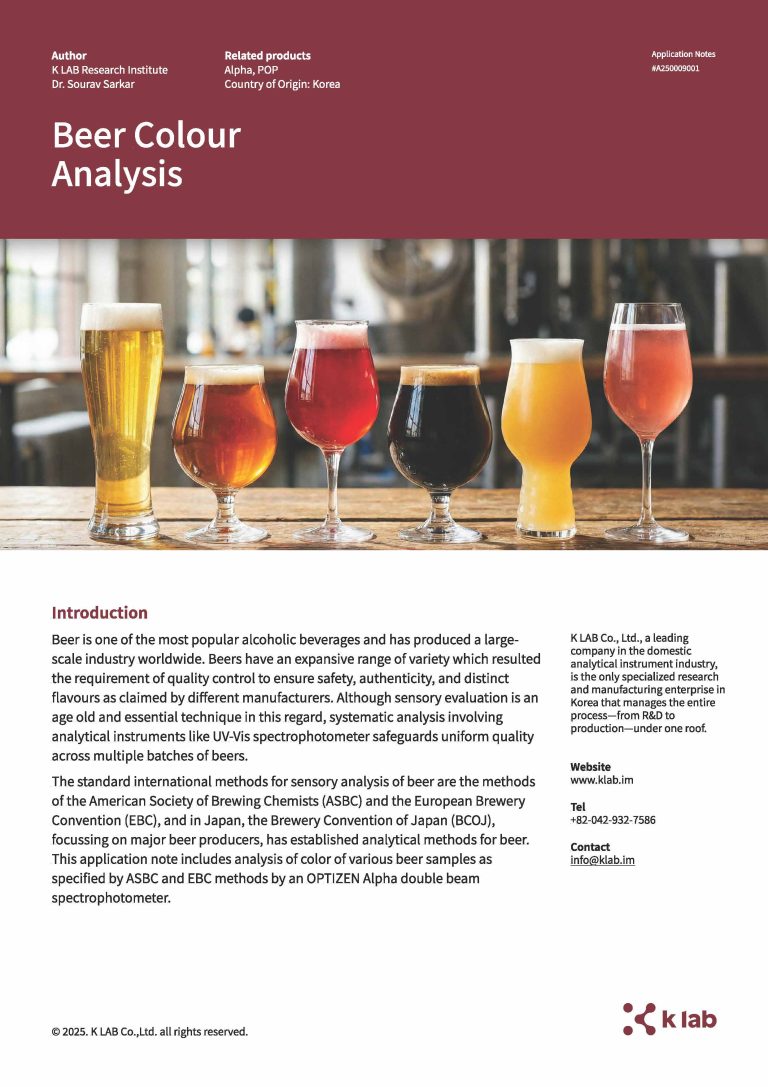 UV-Vis_Beer Colour Analysis